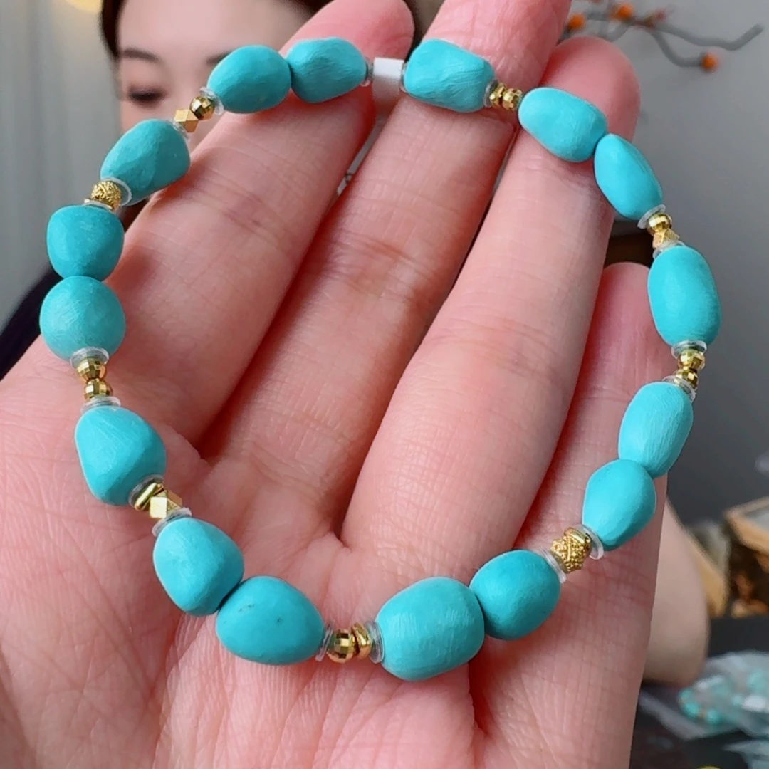 未镶嵌绿松石珠宝奇石