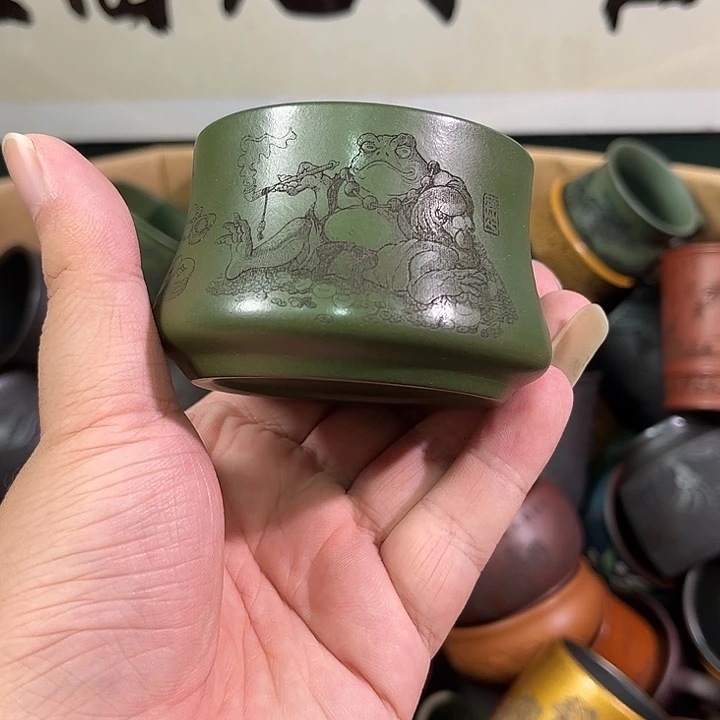 茶杯紫砂全手工紫砂主人杯