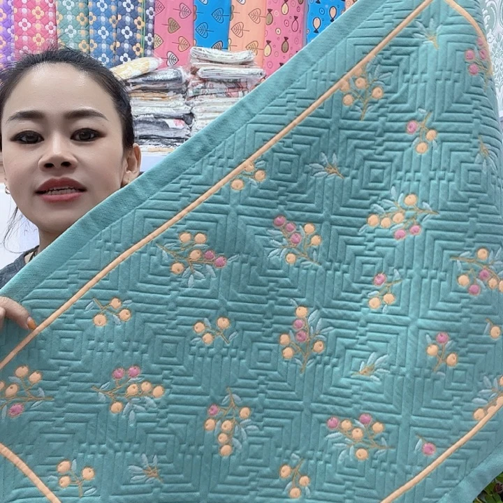 棉绿色小葡萄纯棉