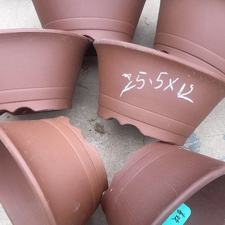 紫砂花盆100-6。25.5-12