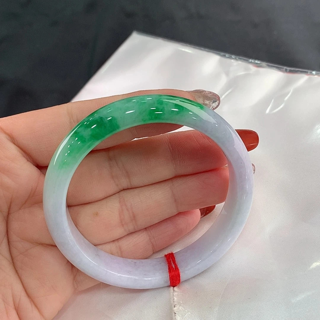 【闪购商品】翡翠手镯未镶嵌56.8，56/57