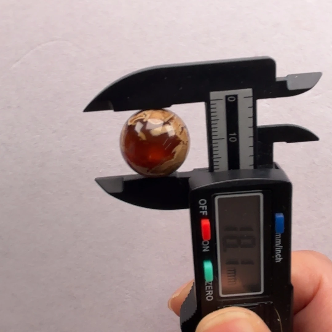 琥珀未镶嵌手链根珀溶洞妖花卡18单珠