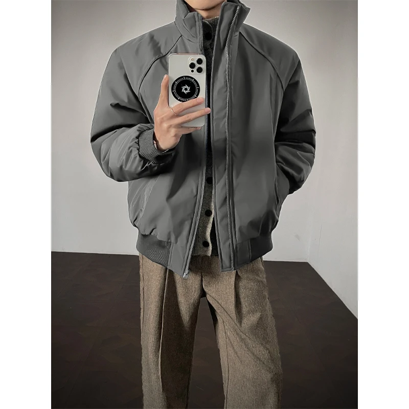 美式三防飞行员夹克短款棉衣男秋冬季螺纹棉服棒cleanfit球服外套