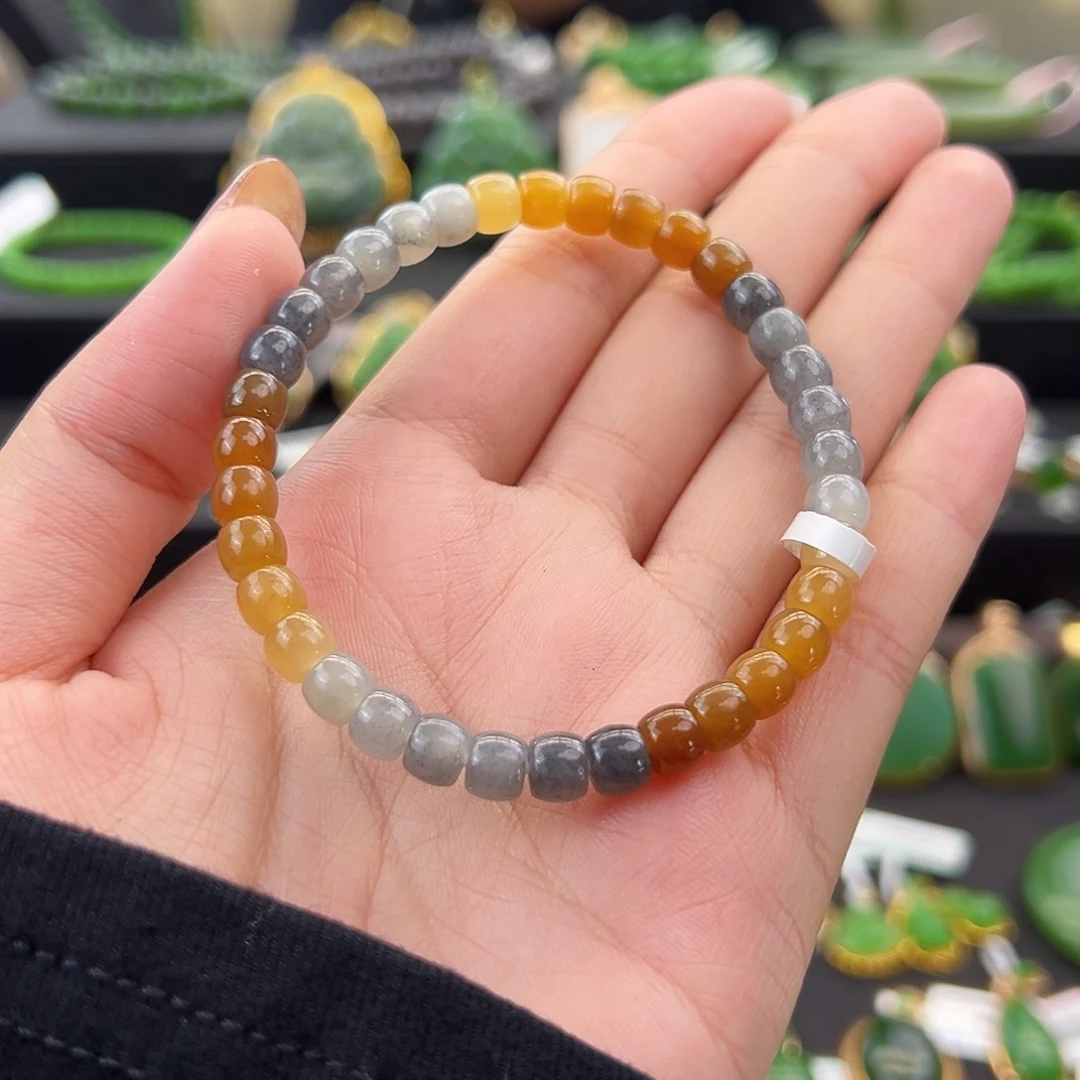 和田玉未镶嵌手串楼兰直切手串