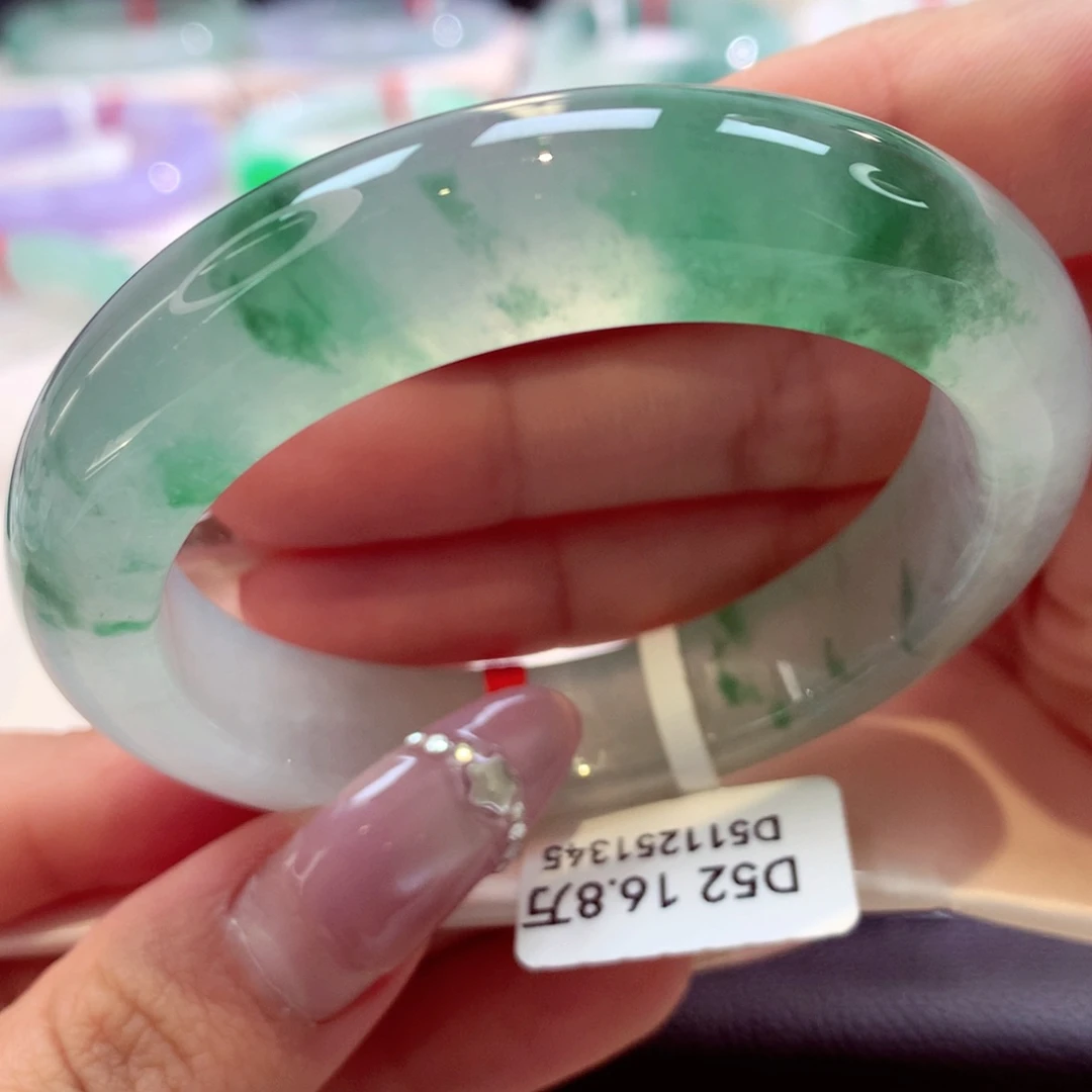 未镶嵌手镯翡翠泥鳅背17号66