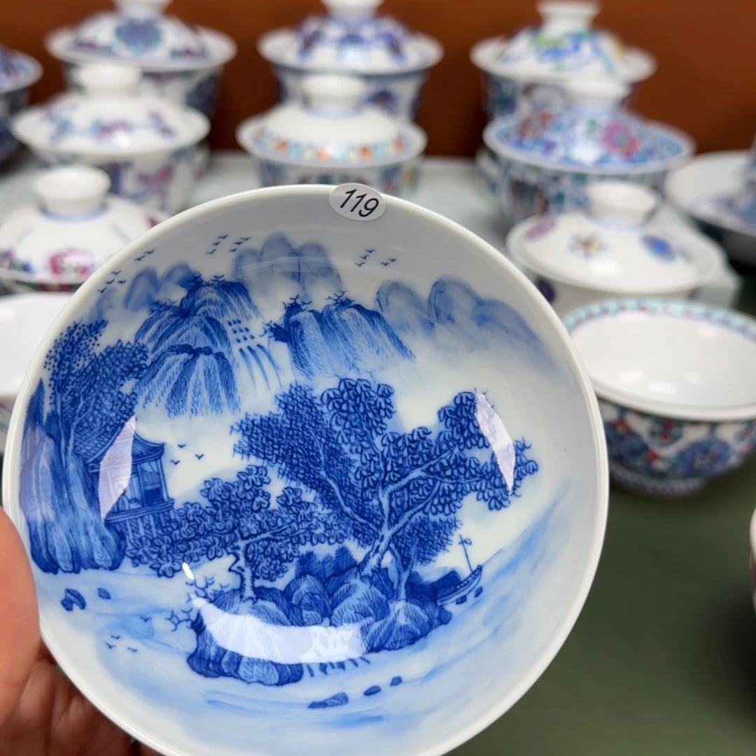 沙沙手工手绘茶具119