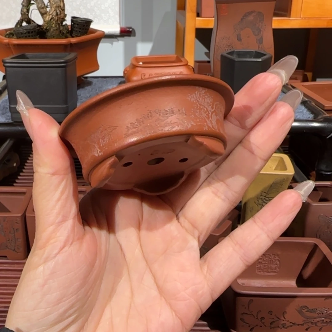 花盆紫砂口径6深度2