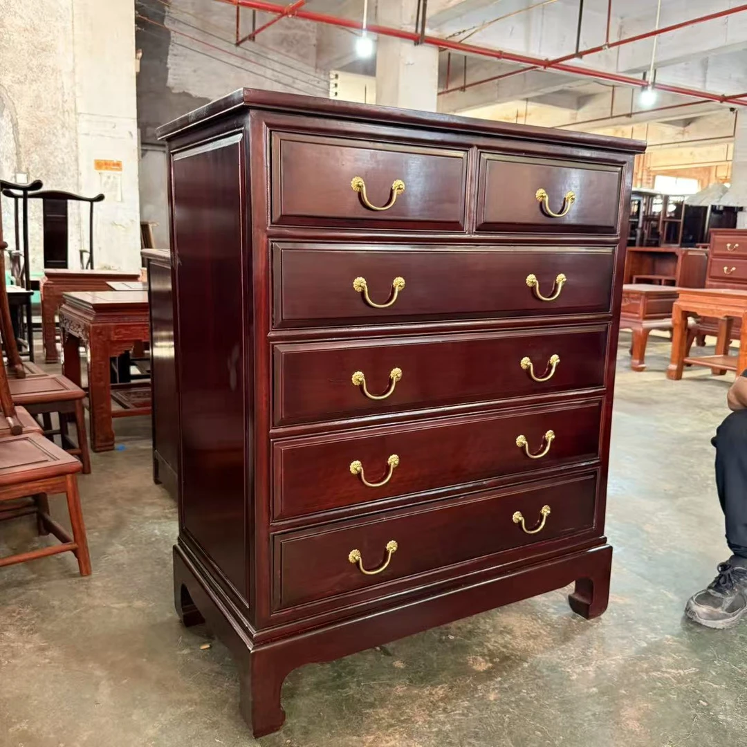 木换金红木  黑酸枝  六斗柜 置物柜储物柜 实木斗柜