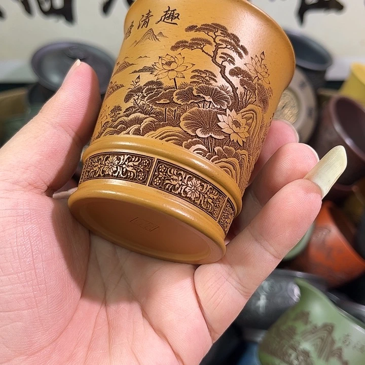 茶杯紫砂全手工紫砂主人杯