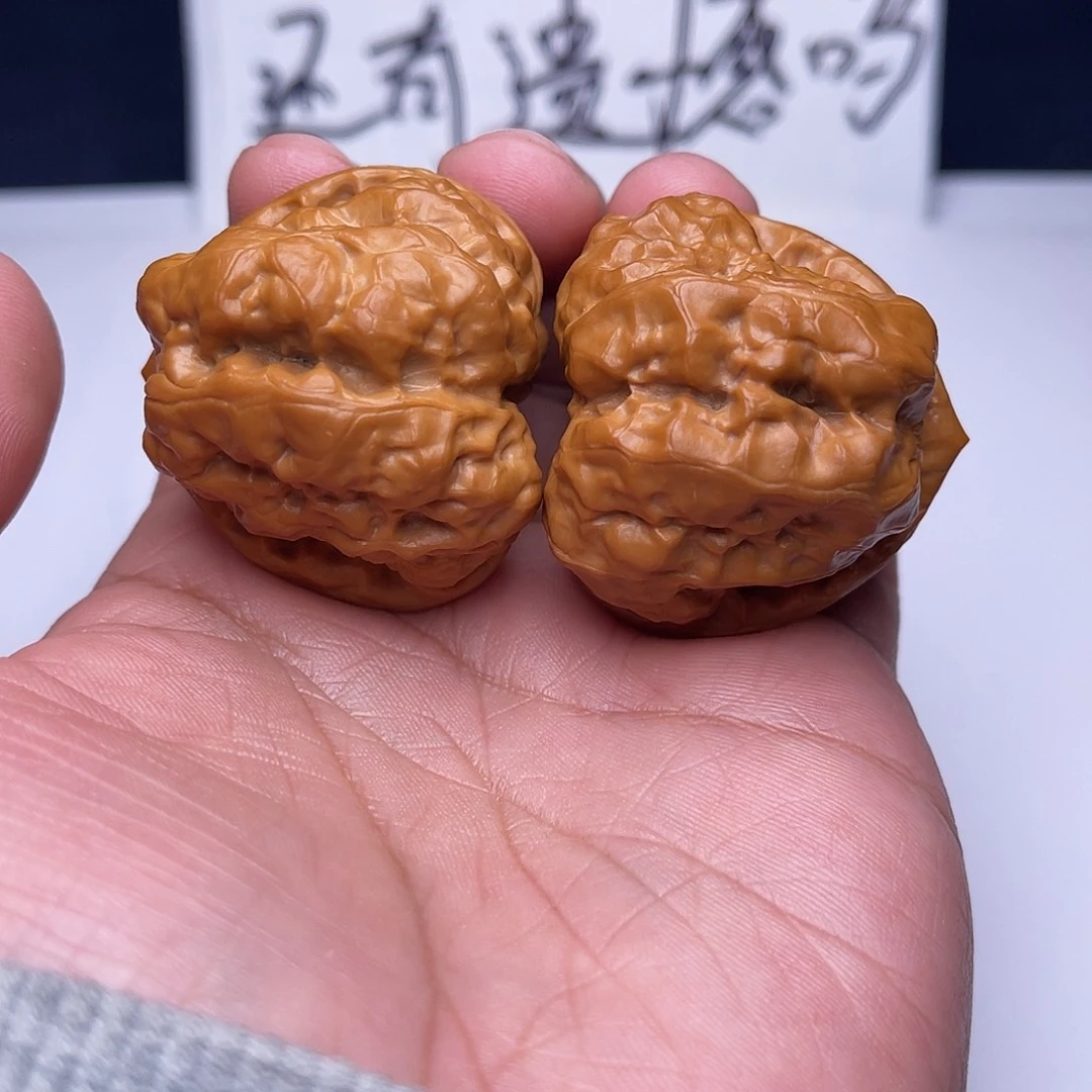 文玩核桃把件40蛤蟆头1203