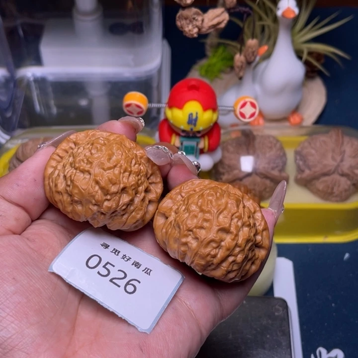 把件文玩核桃南瓜墩45-0526