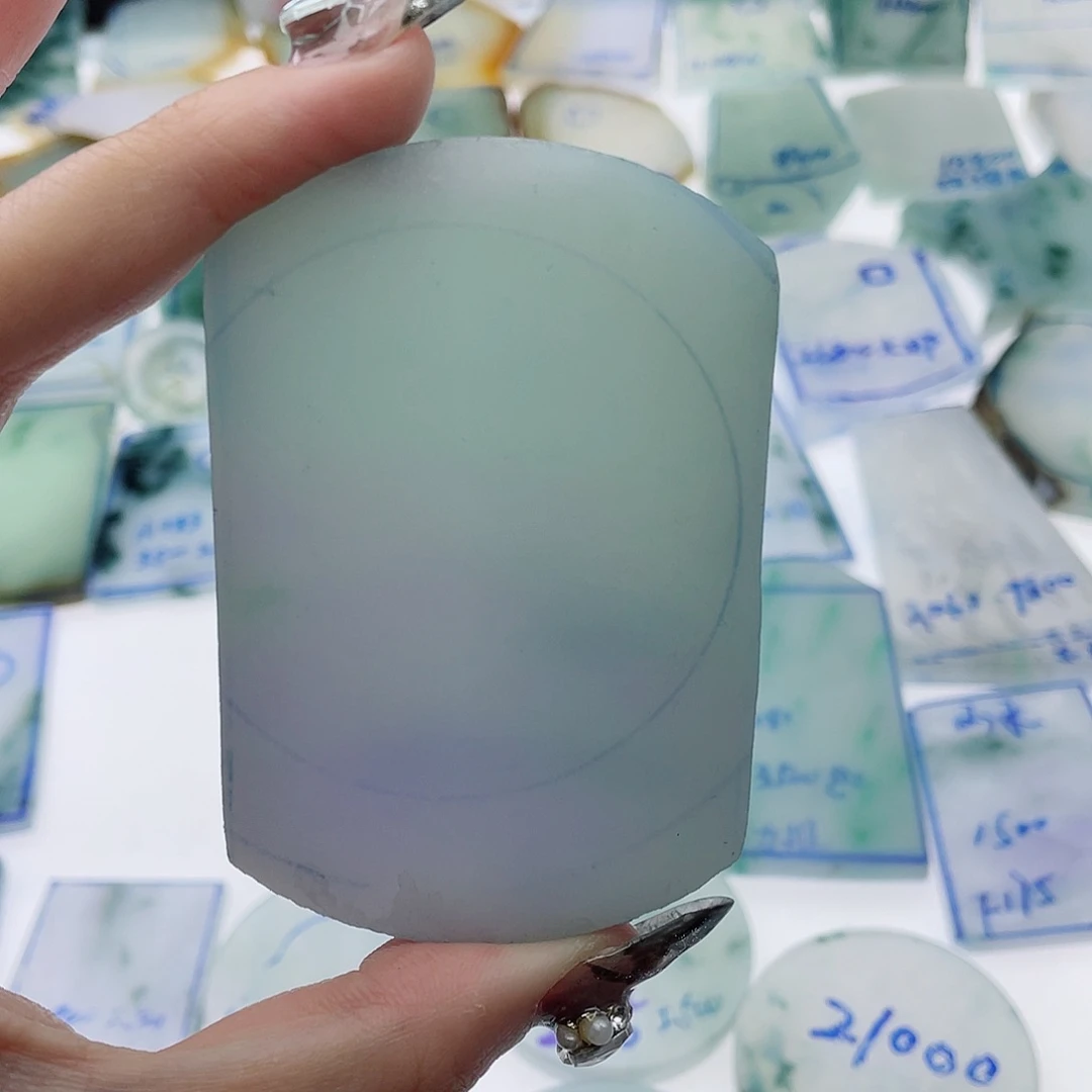 定制翡翠未镶嵌我**你纯天然缅甸a货翡翠