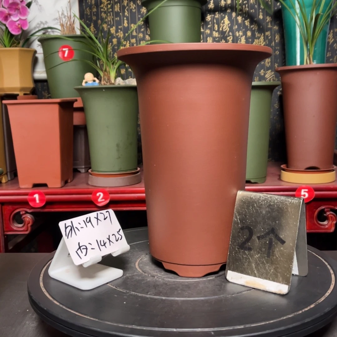 紫砂花盆紫砂花盆