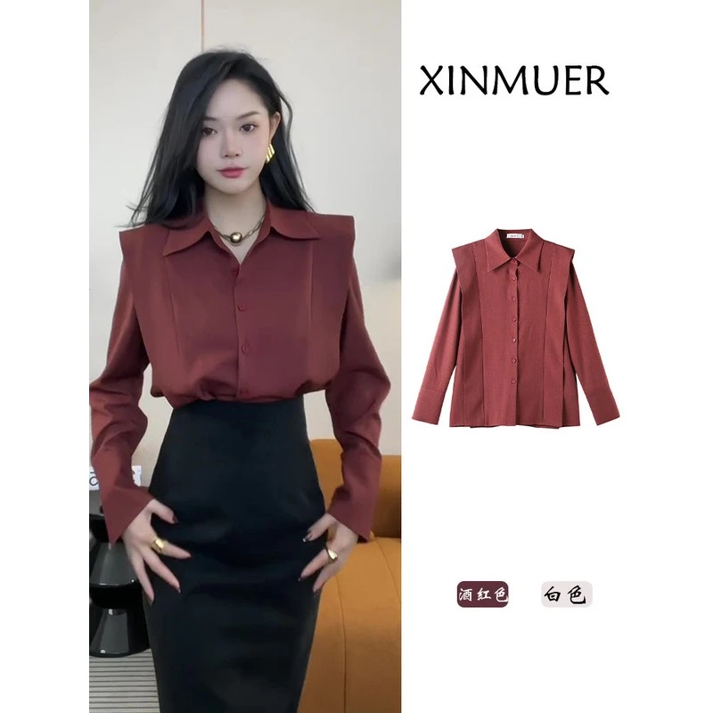 别致绝美春日衬衫女2025早春新款欧货小衫洋气高贵法式高级感上衣