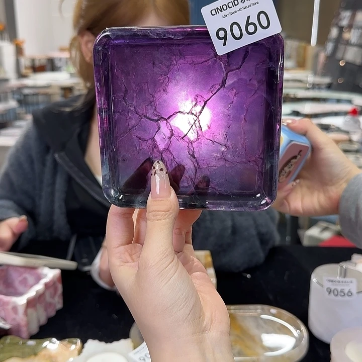 9060紫莹石小方福利新货