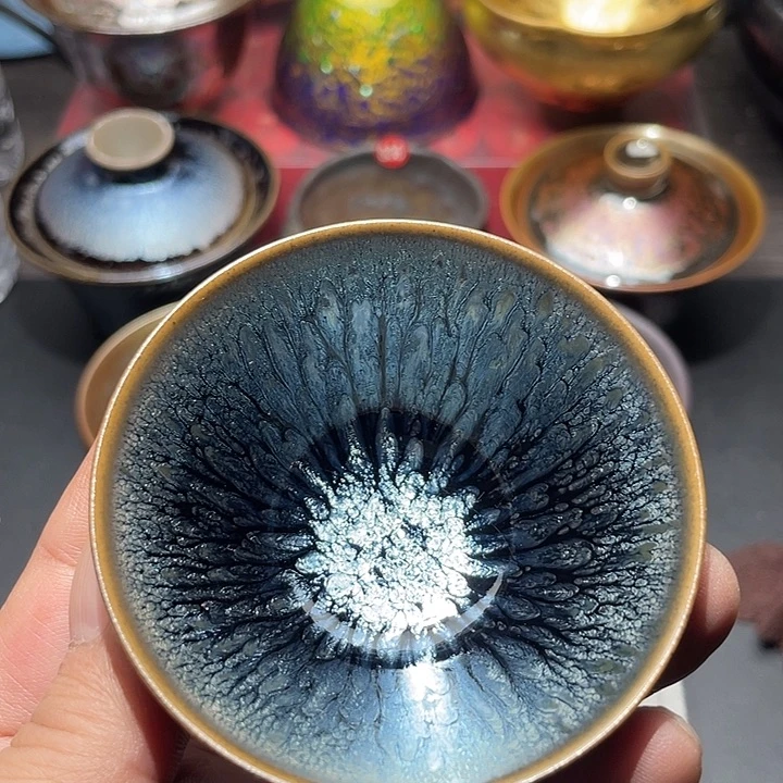 茶盏建盏主人杯茶壶盖碗品茗杯