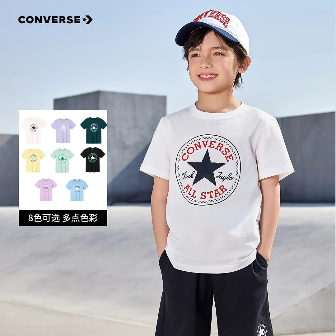 Converse匡威男女舒适纯棉百搭多色时尚夏季短袖T恤CNVN-TE-6500