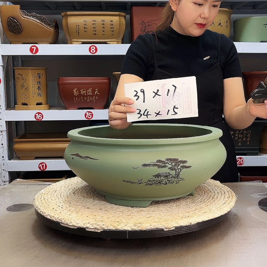 紫砂花盆紫砂花盆