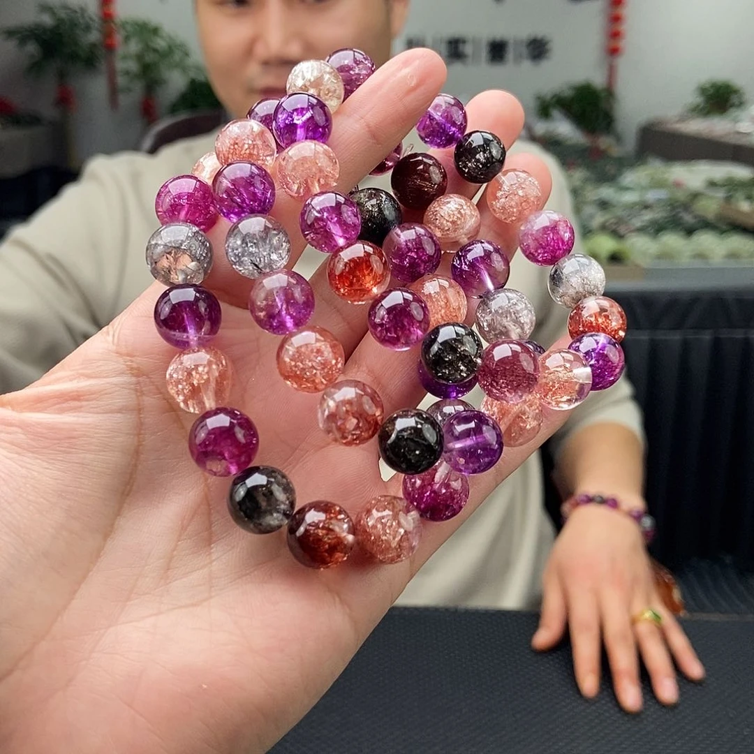 水晶颜色多样性发拍一发一未镶嵌