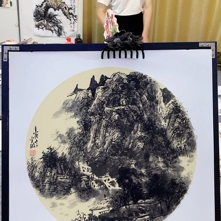 国画张圣敏先生纯手绘作品