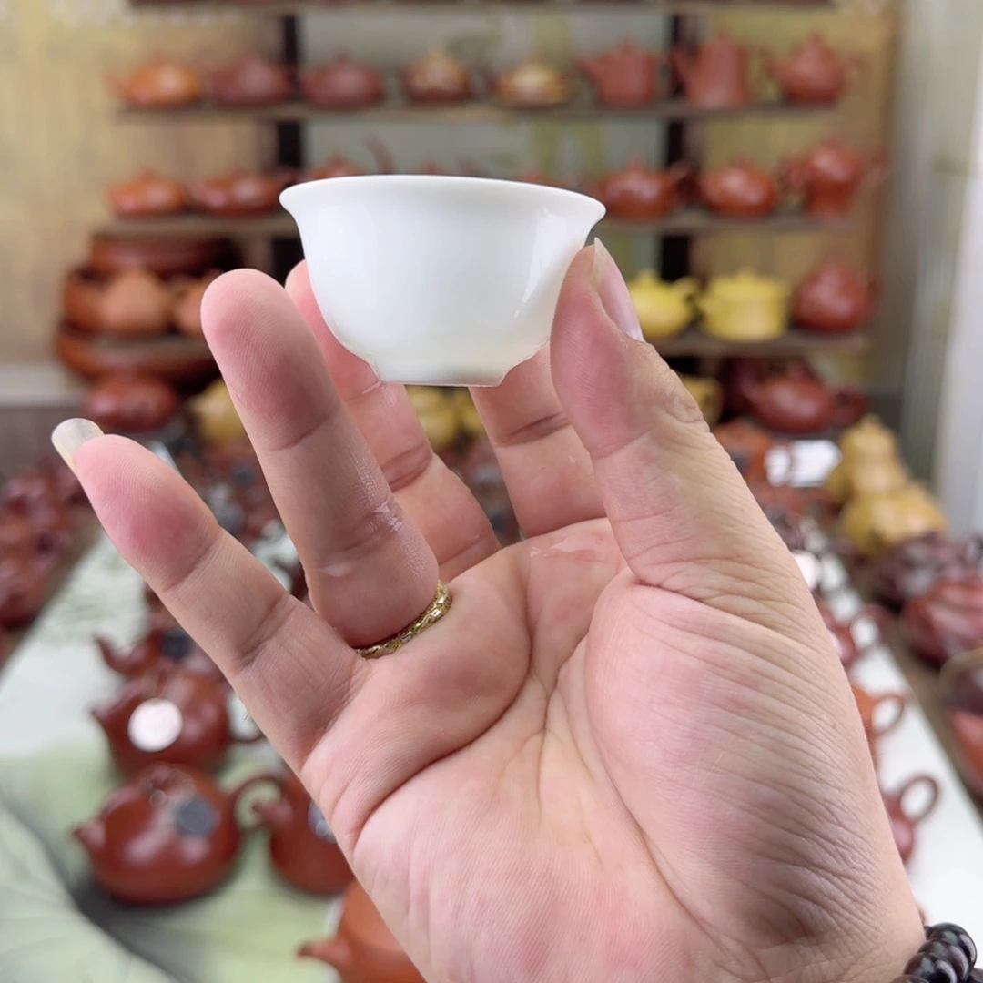 佩***g茶壶紫砂玉瓷杯子6个