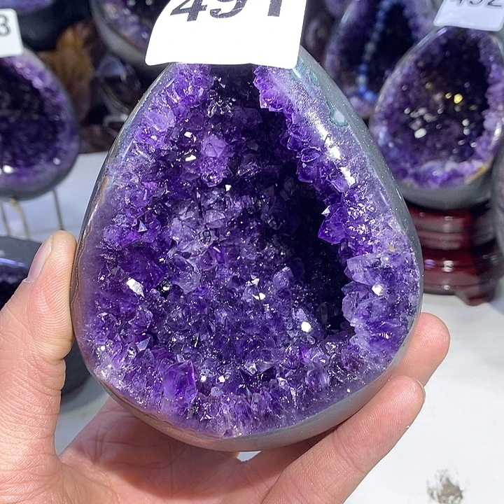 紫晶未镶嵌珠宝半成品491