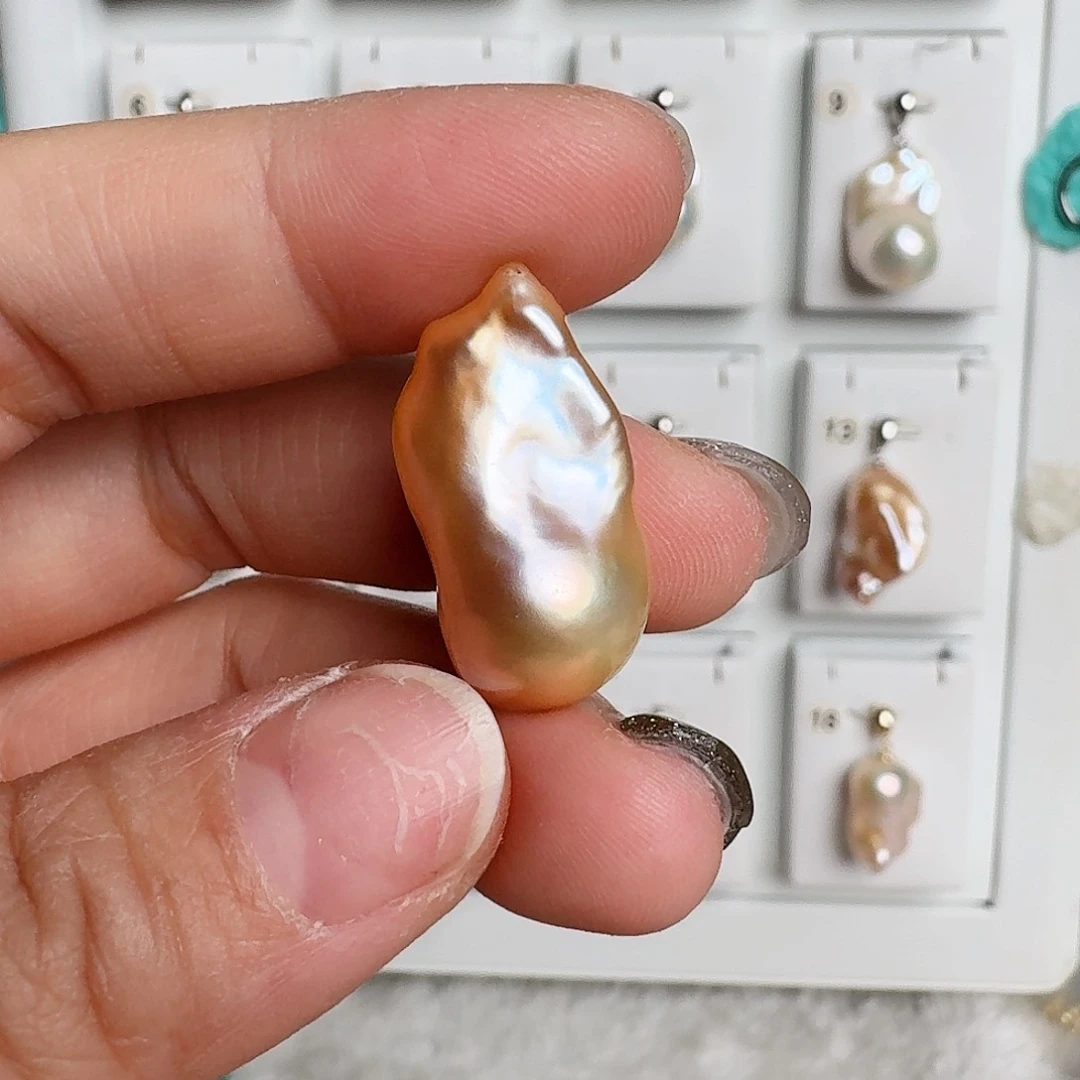 淡水珍珠颈饰银S925镶嵌