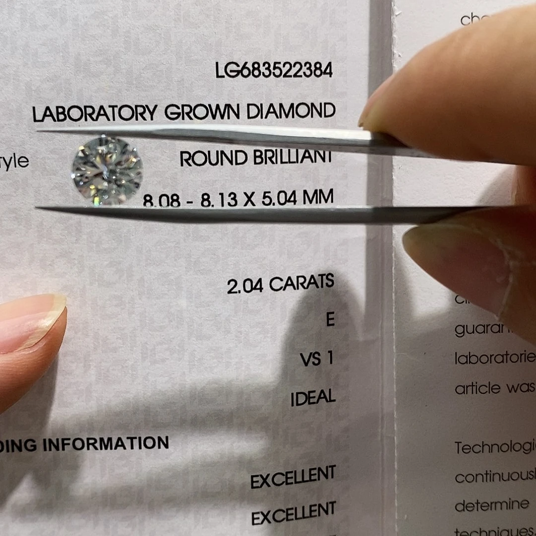 实验室培育钻石裸石未镶嵌