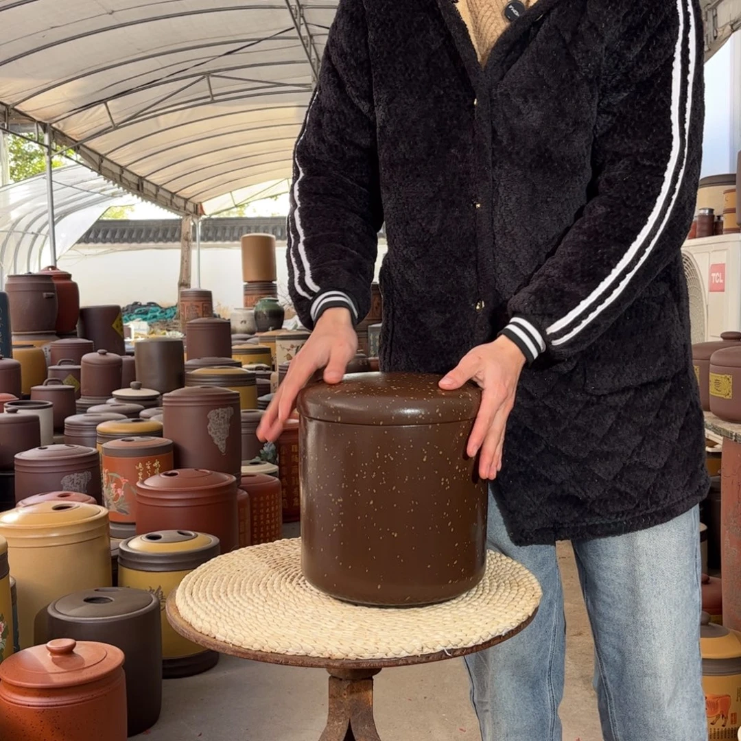 紫砂茶叶罐8 饼茶叶罐