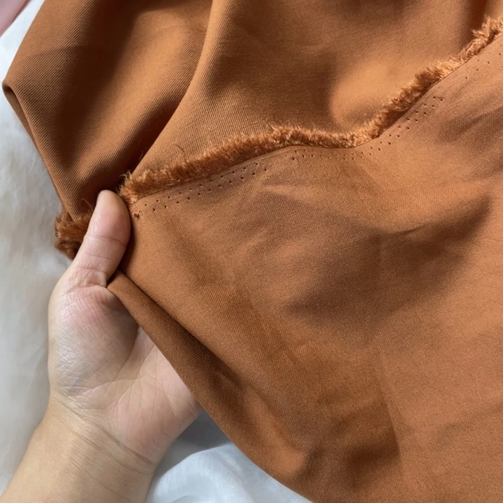 天丝（莱赛尔纤维）黄棕色天丝亚麻2米