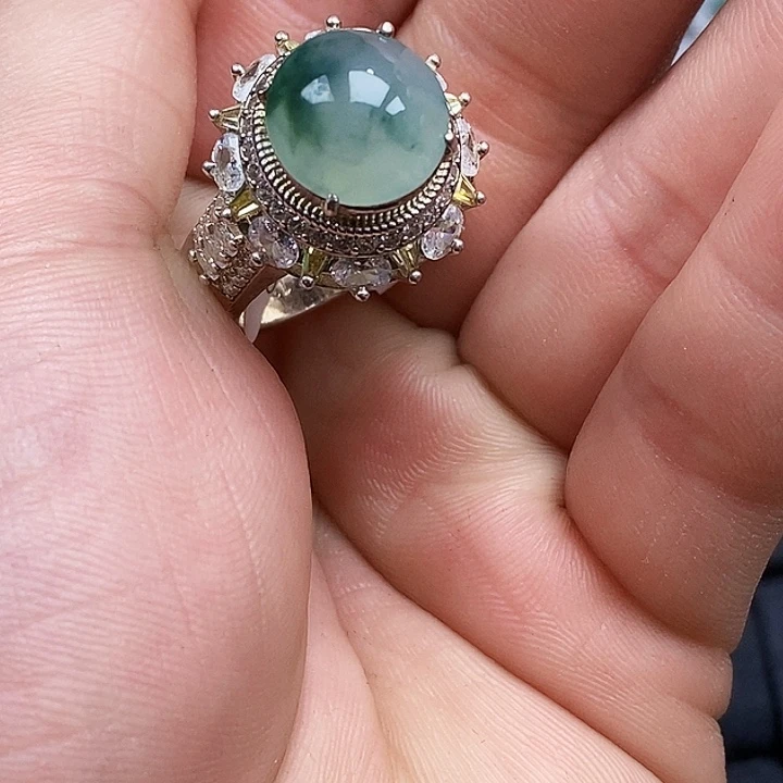 翡翠戒指未镶嵌戒指