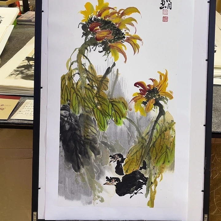 国画张圣敏先生纯手绘作品