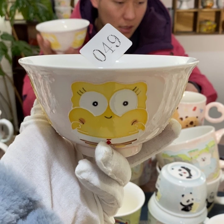 杯景德镇釉下彩手绘