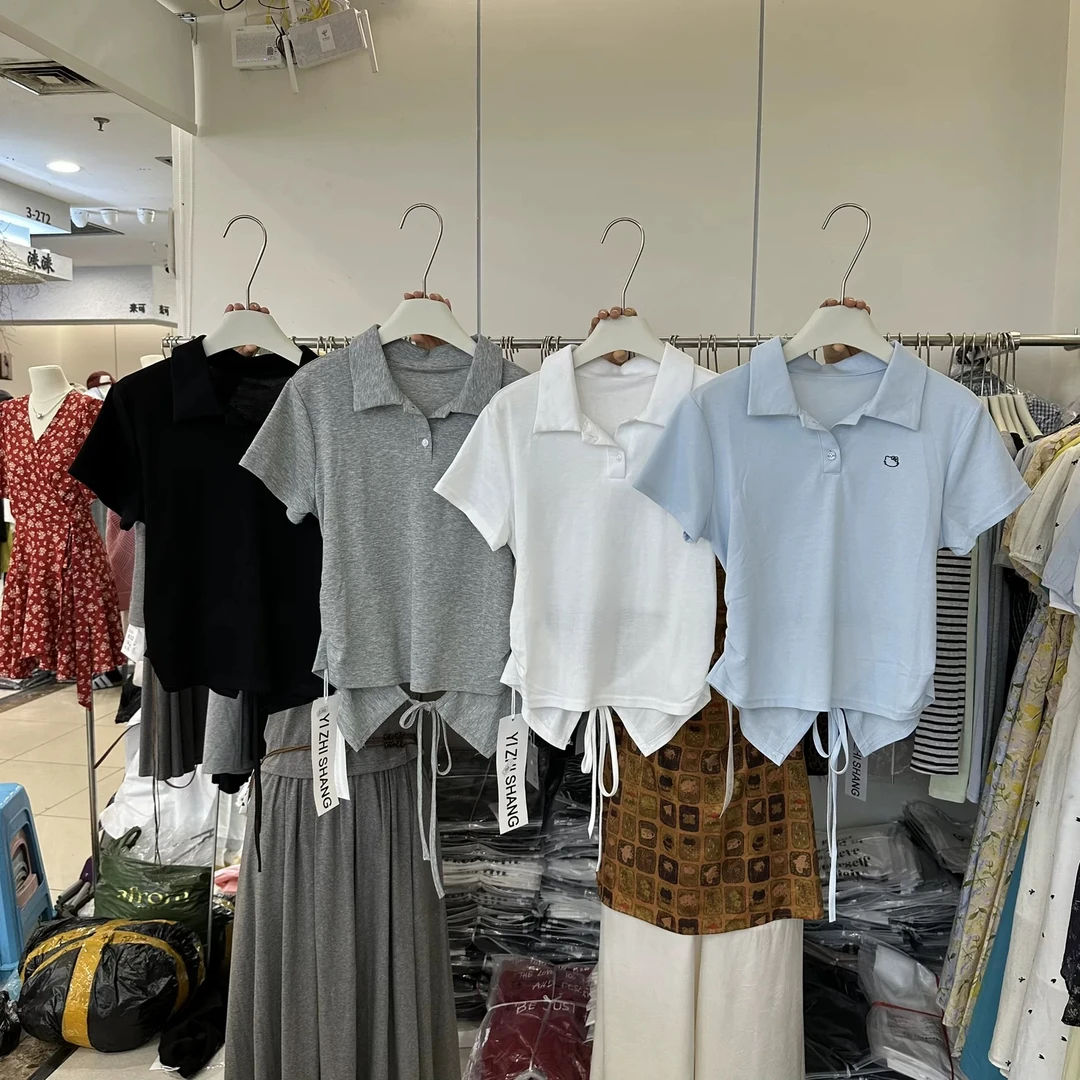 三七凯蒂猫polo短袖材料包