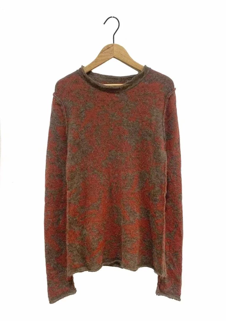 山山家-左岸迷香【毛衣】Z24FW7021圆领套头长袖宽松秋冬时尚针织衫