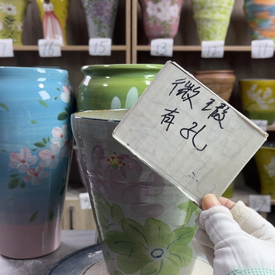 景德镇陶瓷花盆花盆