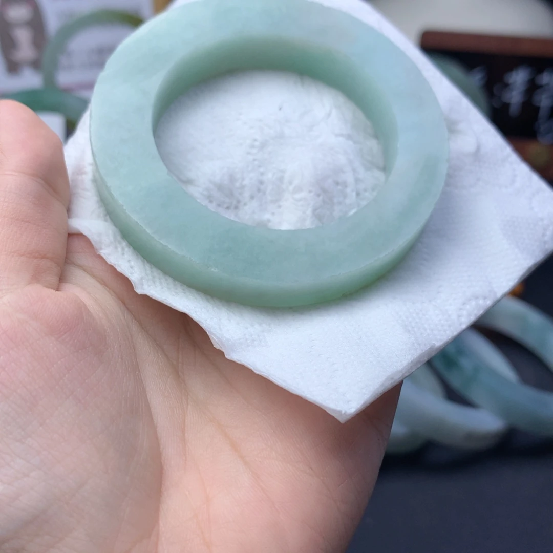 *****定制翡翠未镶嵌翡翠手镯