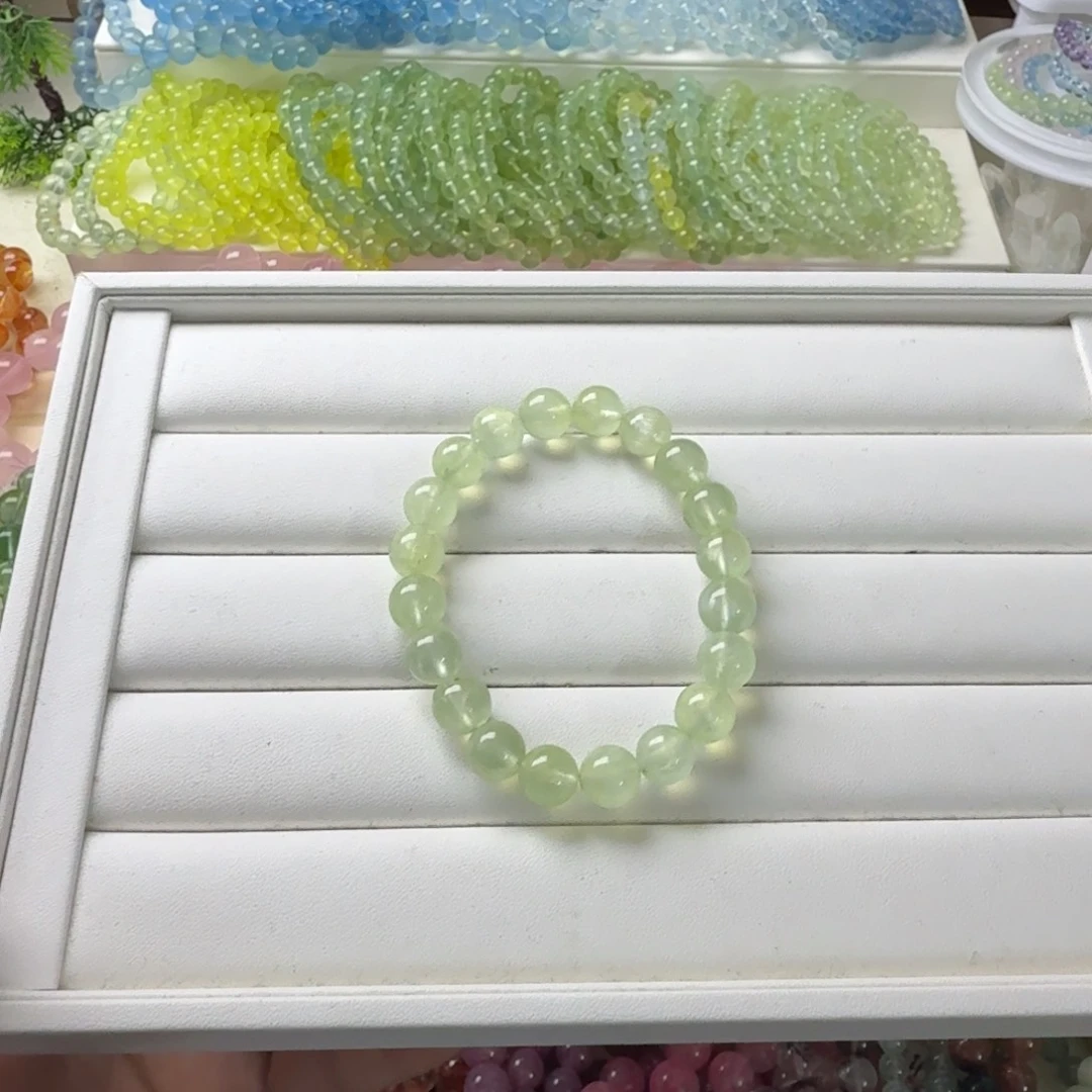 臻***呀葡萄石未镶嵌手串葡萄石10咪拍十次合一单