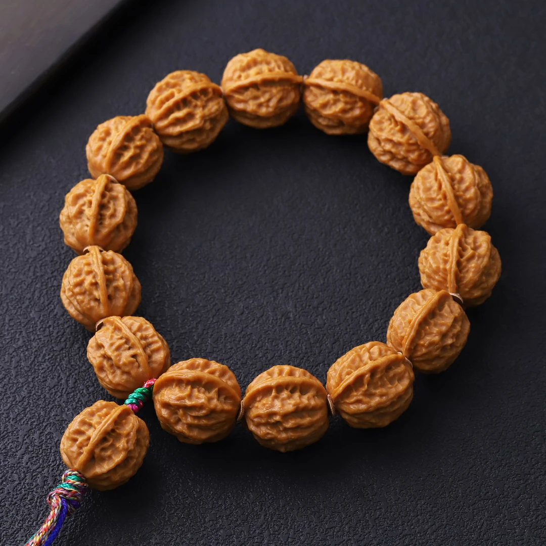 251281-2 微打底八棱核桃单圈文玩手串