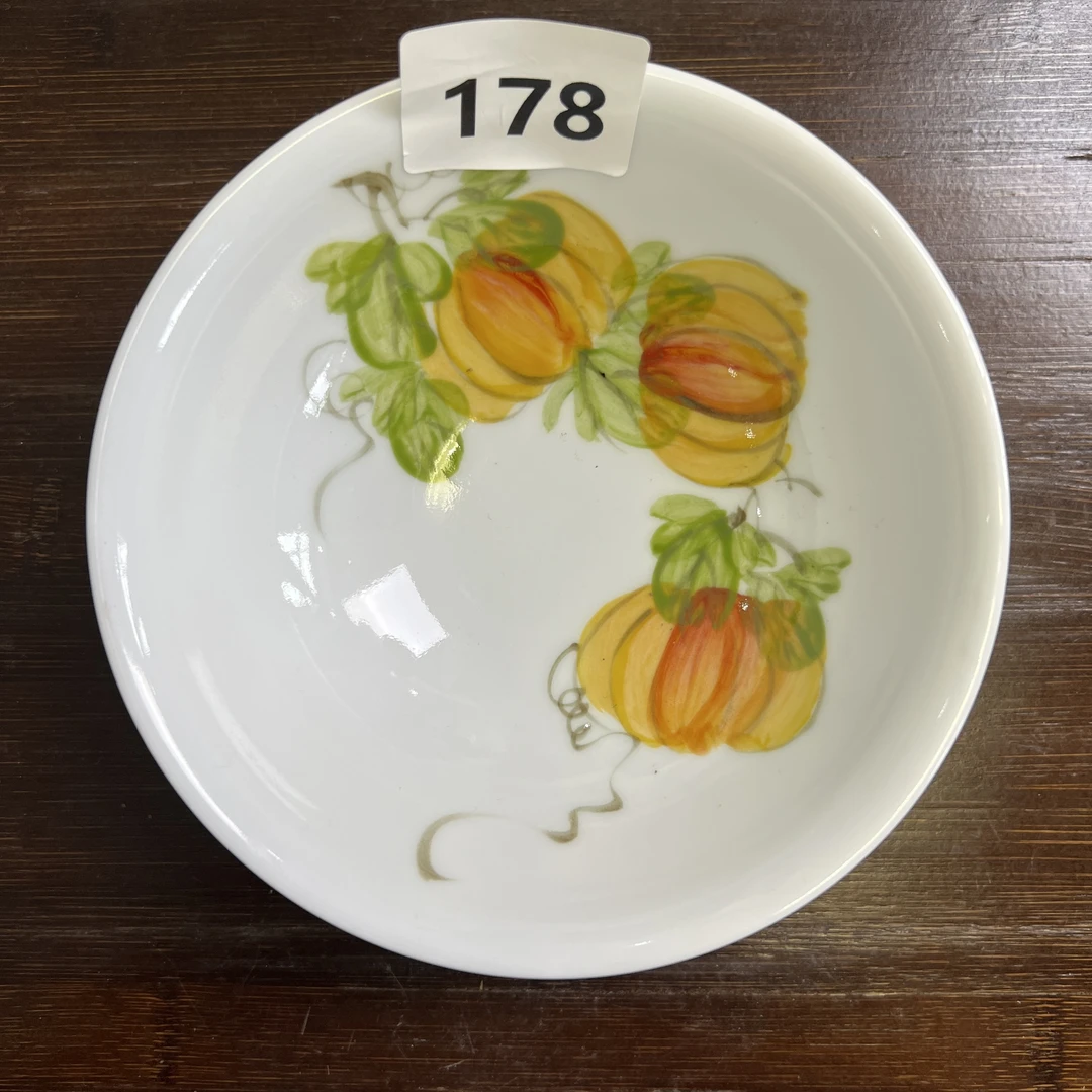 景德镇手绘（食品级）壮壮178陶瓷餐具白瓷盘子碟子