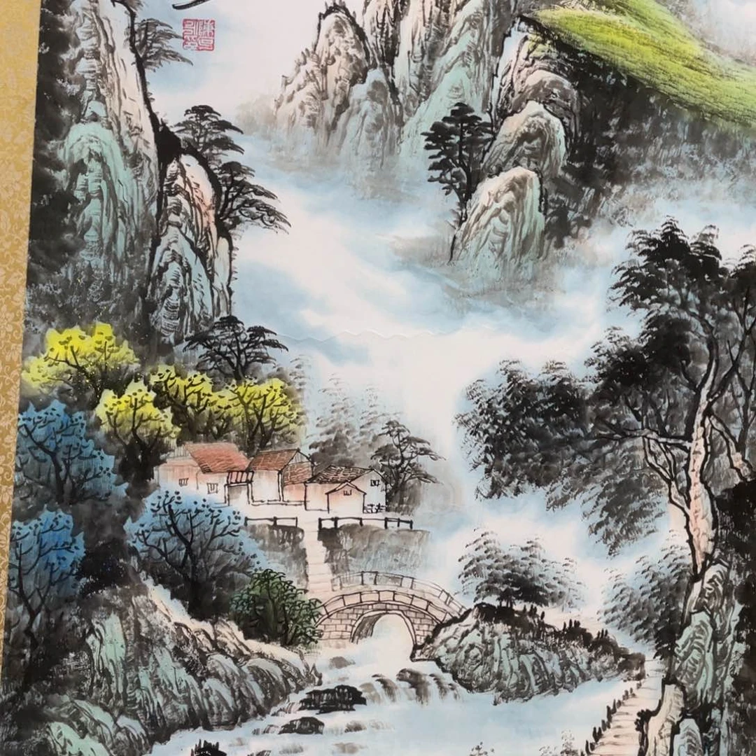 国画w老师手笔手绘作品
