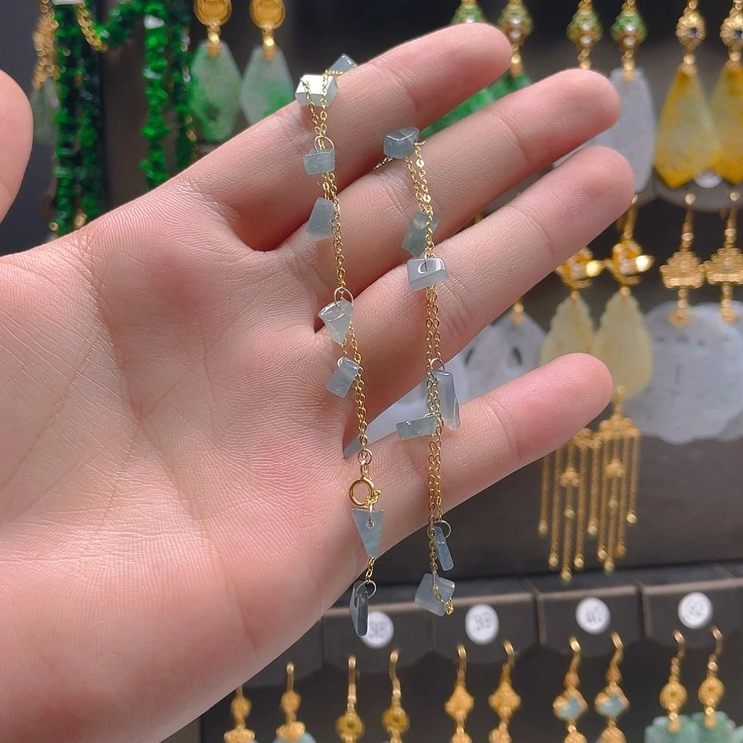 翡翠未镶嵌耳饰翡翠