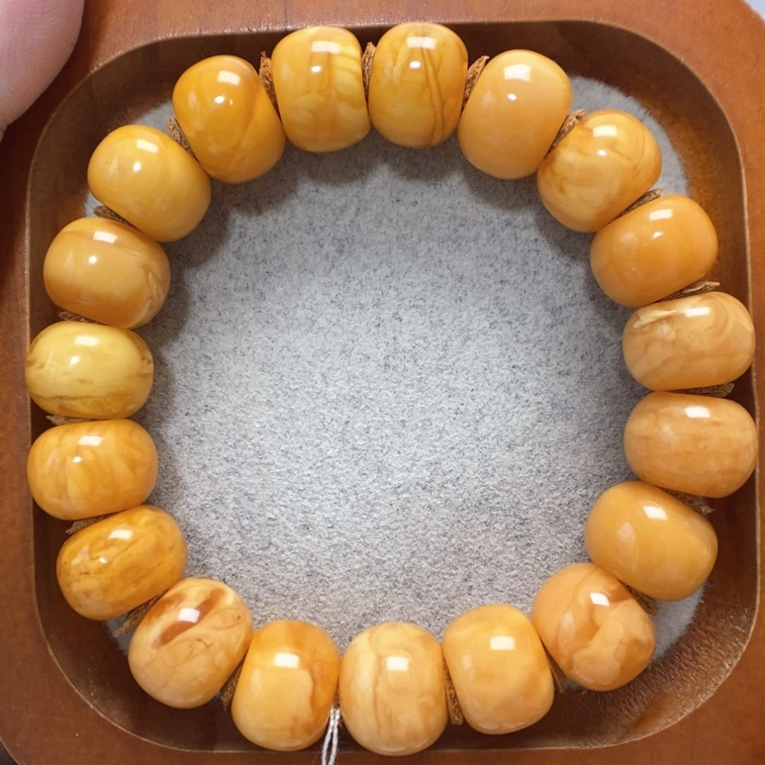 蜜蜡未镶嵌手串蜜蜡