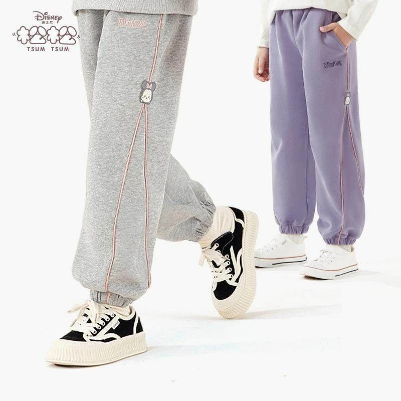 yiko运动裤加绒2024春秋装童装长裤裤子儿童新款女童卫裤中大休