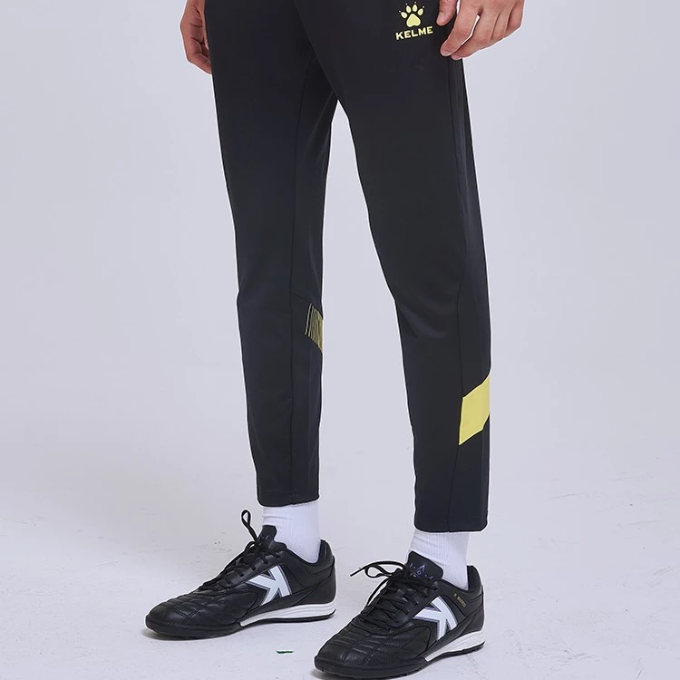 卡尔美旗舰店弹力训练长裤足球收腿裤修身运动裤子男男子BX