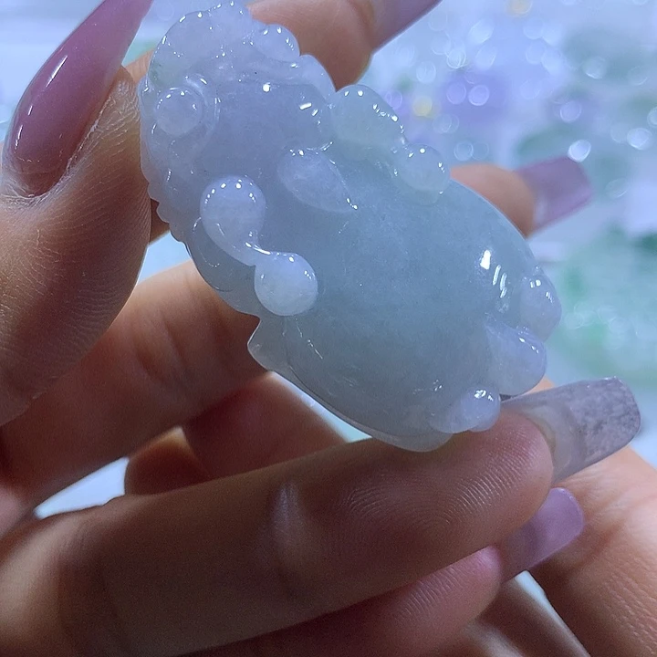 翡翠未镶嵌颈饰天然翡翠A货吊坠