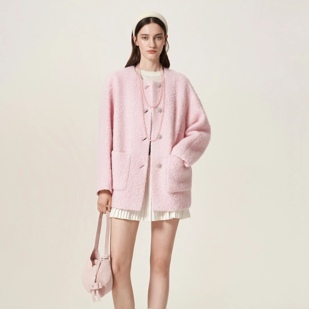 COCOON/可可尼精致减龄柔美百搭大衣25411AC073365043