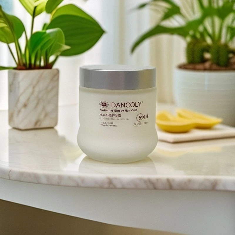 丹蔻丽水光肌能护发霜180g修复护发素免洗发膜顺滑发膜清爽易吸收