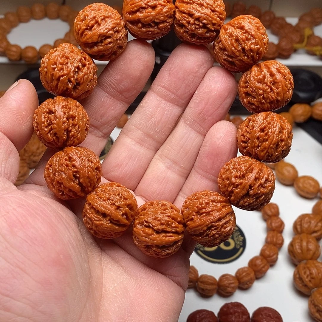 核桃文玩核桃11号落地红