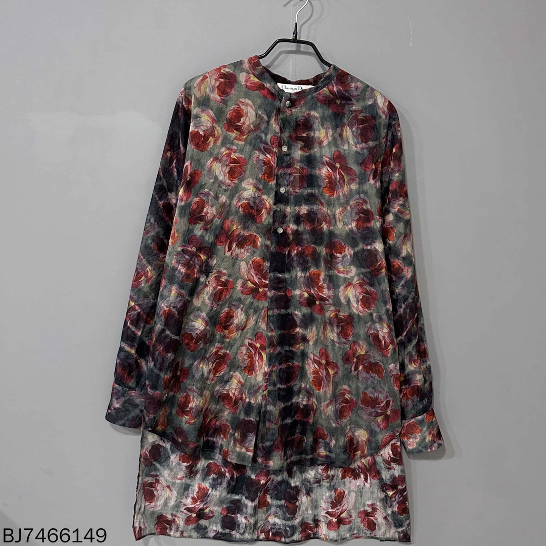 99新 DIOR/迪奥 花卉真丝满印连衣裙/36码/66149